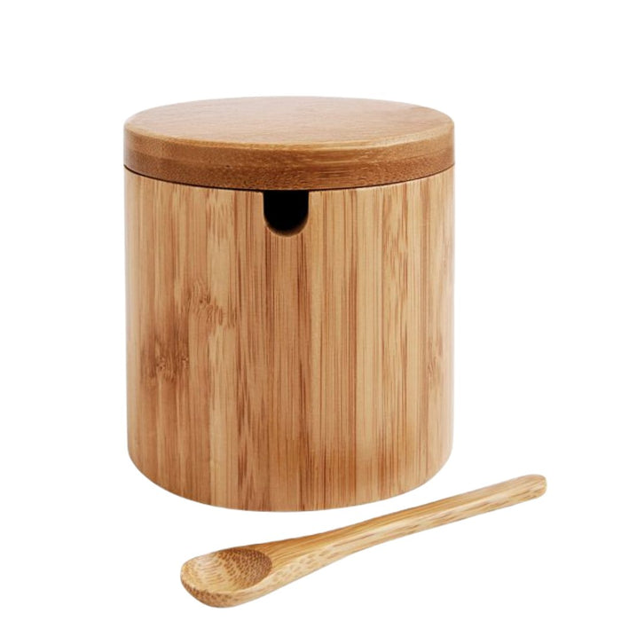 Spice Accessories - Bamboo Salt Keeper - THE SPICE & TEA SHOPPE