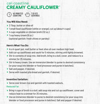 Gourmet Foods - Creamy Cauliflower Soup Mix - THE SPICE & TEA SHOPPE