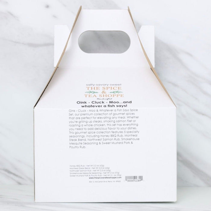 Spice & Seasoning Sets - Oink - Cluck - Moo...and whatever a fish says! - THE SPICE & TEA SHOPPE