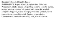 Gourmet Foods - Raspberry Peach Chipotle Sauce - THE SPICE & TEA SHOPPE
