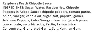 Gourmet Foods - Raspberry Peach Chipotle Sauce - THE SPICE & TEA SHOPPE