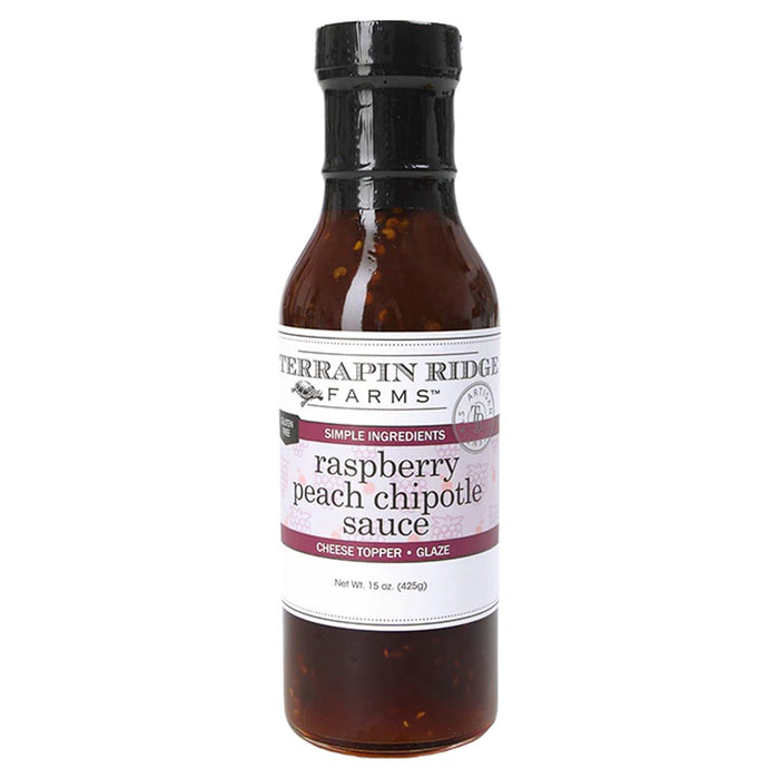 Gourmet Foods - Raspberry Peach Chipotle Sauce - THE SPICE & TEA SHOPPE