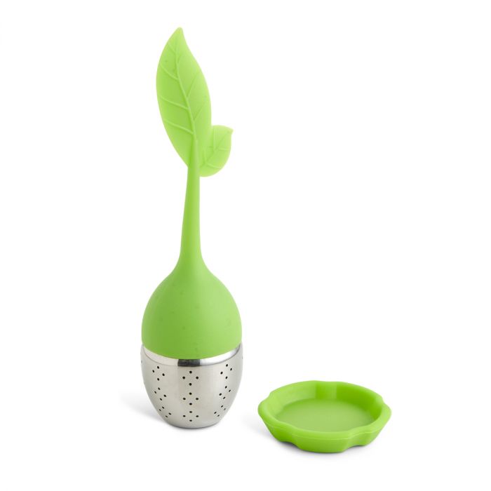 Tea Accessories - Silicone Leaf Tea Infuser - Green - THE SPICE & TEA SHOPPE