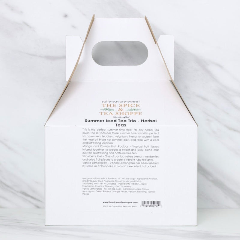 Tea Gift Sets - Summer Iced Tea Trio - Herbal Teas - THE SPICE & TEA SHOPPE