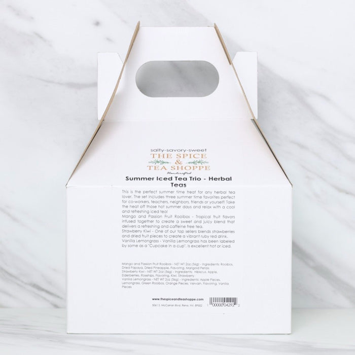 Tea Gift Sets - Summer Iced Tea Trio - Herbal Teas - THE SPICE & TEA SHOPPE